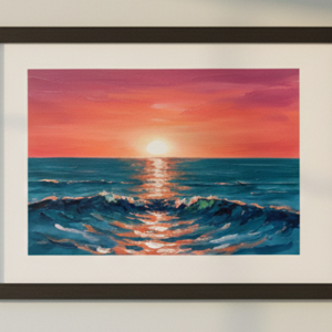 Ocean Sunset Paint Kit